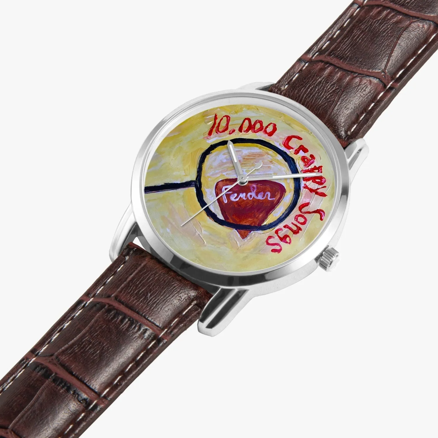 10,000 Crappy Songs Instafamous Wide Type Quartz watch