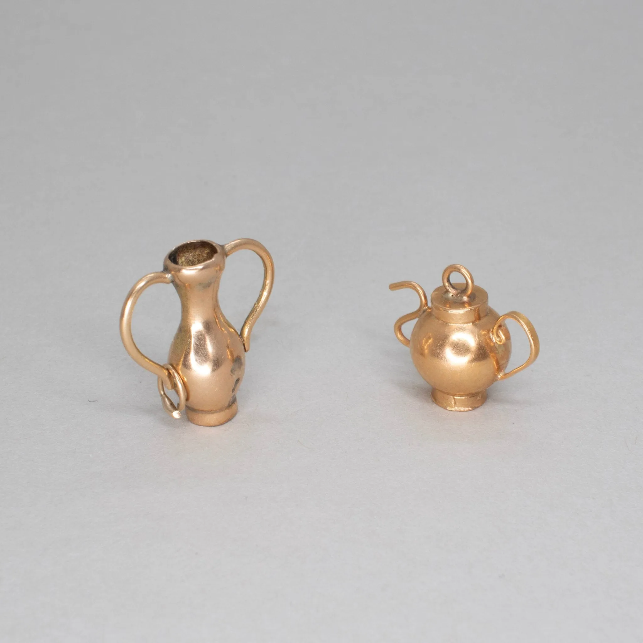 14K Vintage Vessel Charms