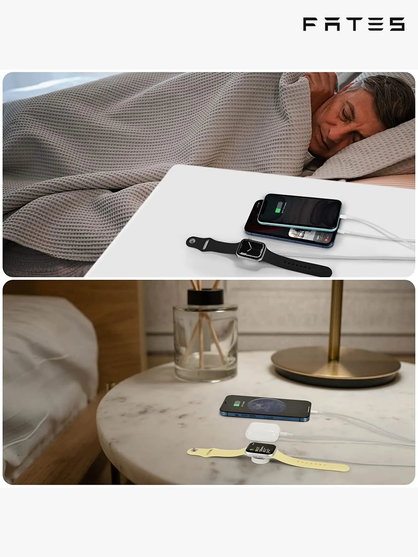 1pc 3 In 1 Magnetic Wireless Charger & 1pc Charging Head