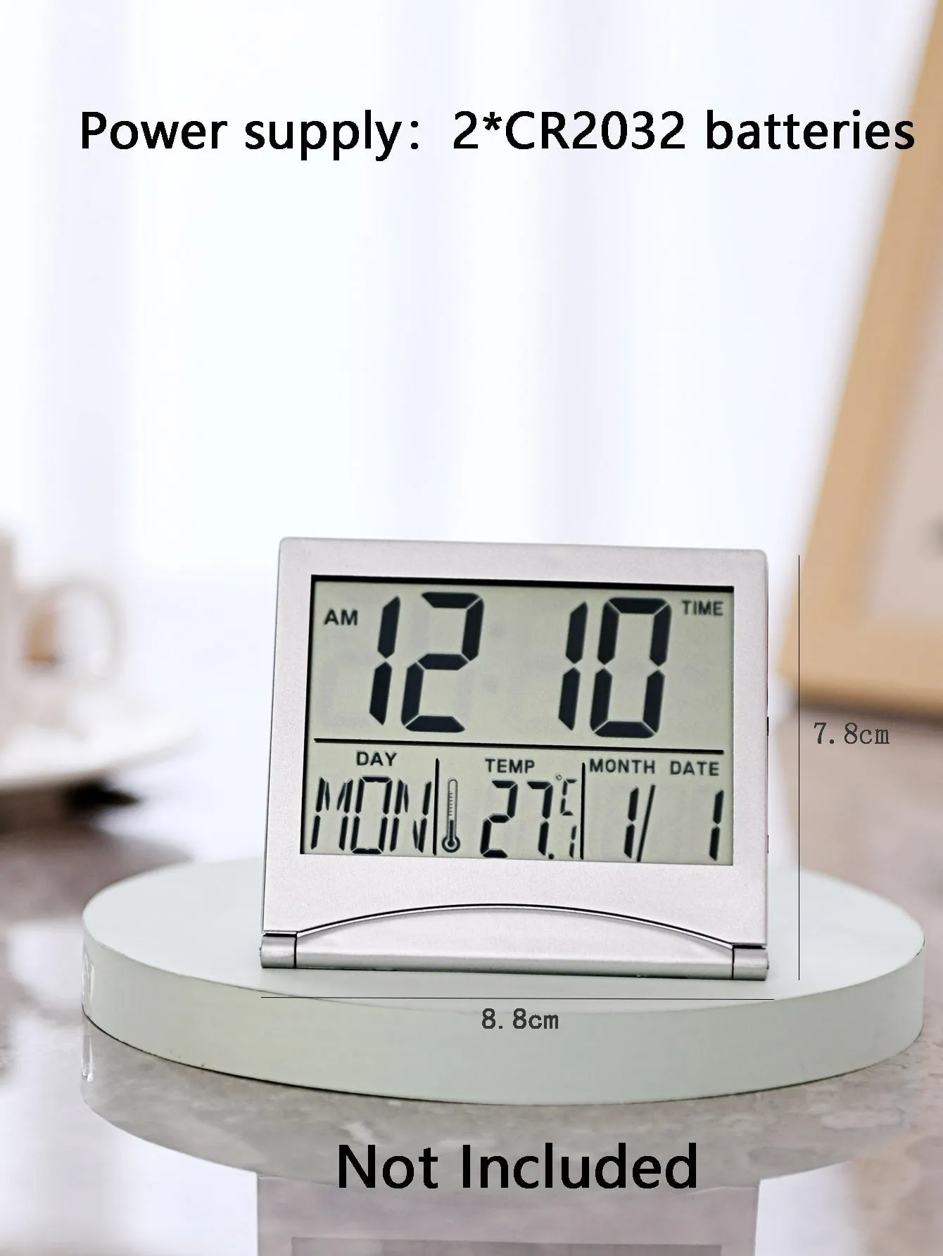 1pc Foldable Mini Digital Clock