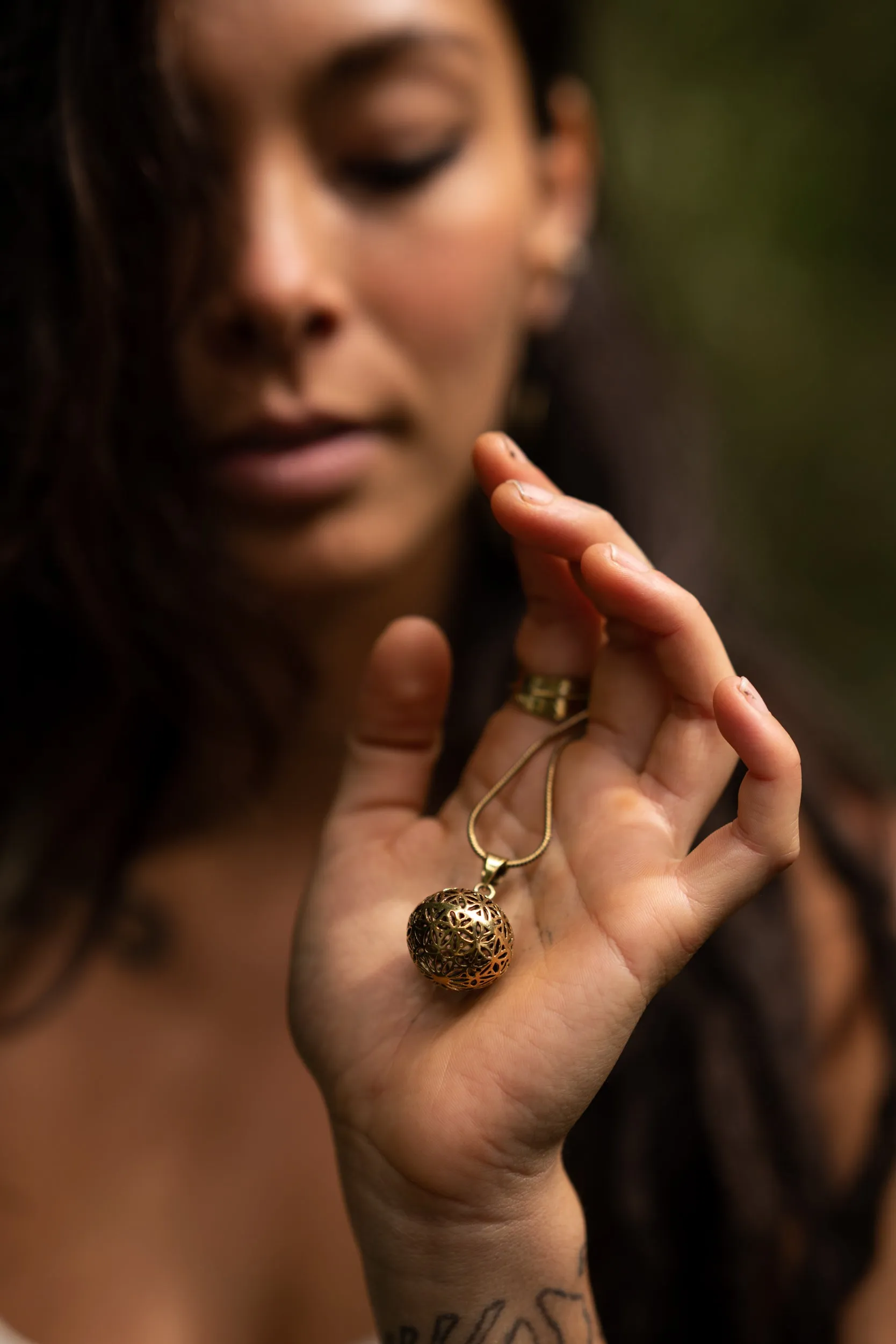 3D Flower of Life Ball Necklace - Free Gift