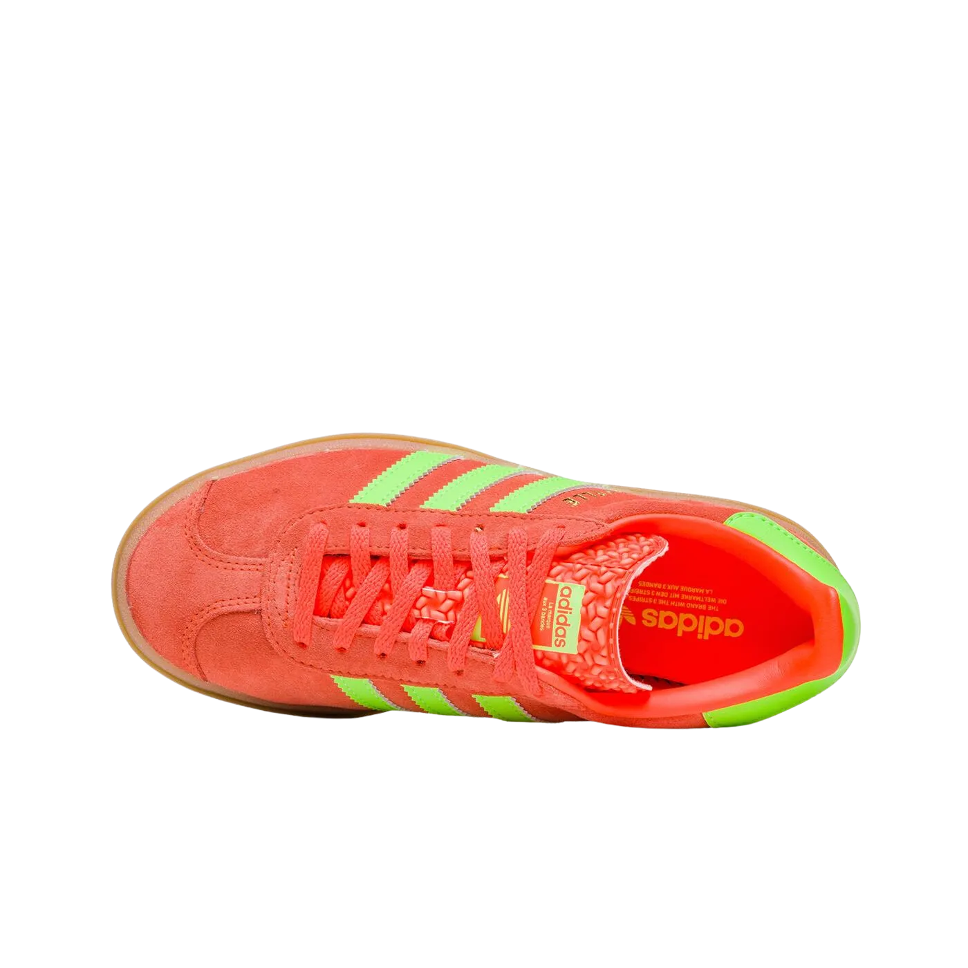 ADIDAS GAZELLE BOLD SOLAR ORANGE SOLAR GREEN (WOMEN'S)