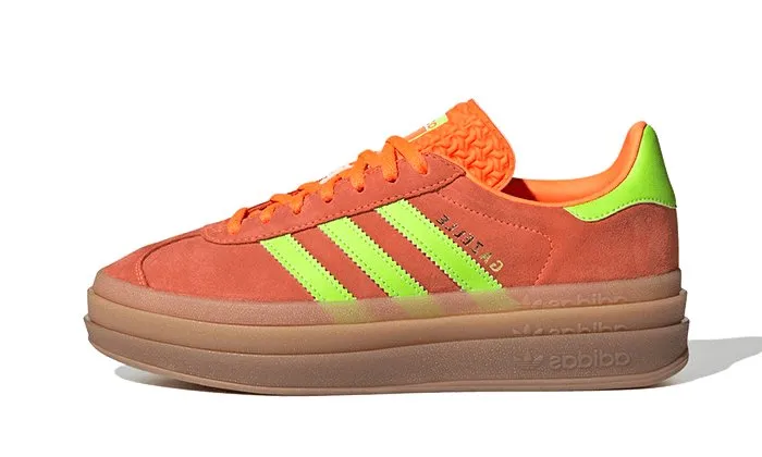 Adidas Gazelle Bold Solar Orange Solar Green