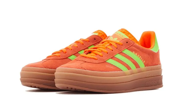 Adidas Gazelle Bold Solar Orange Solar Green