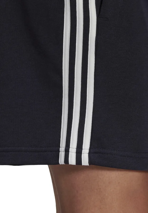 Adidas sports shorts in 3-stripe brushed cotton Essentials French Terry IC9436 legend ink