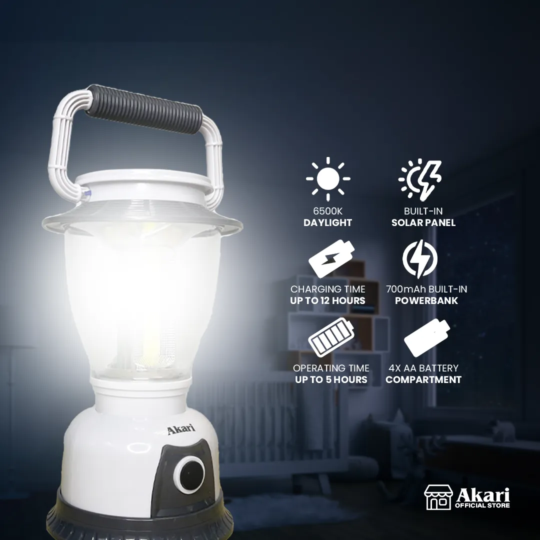 Akari LED Rechargeable Solar Lantern (ARL-J305)