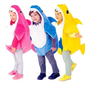 Baby Girl 3 Color Shark Party Costume Outfit