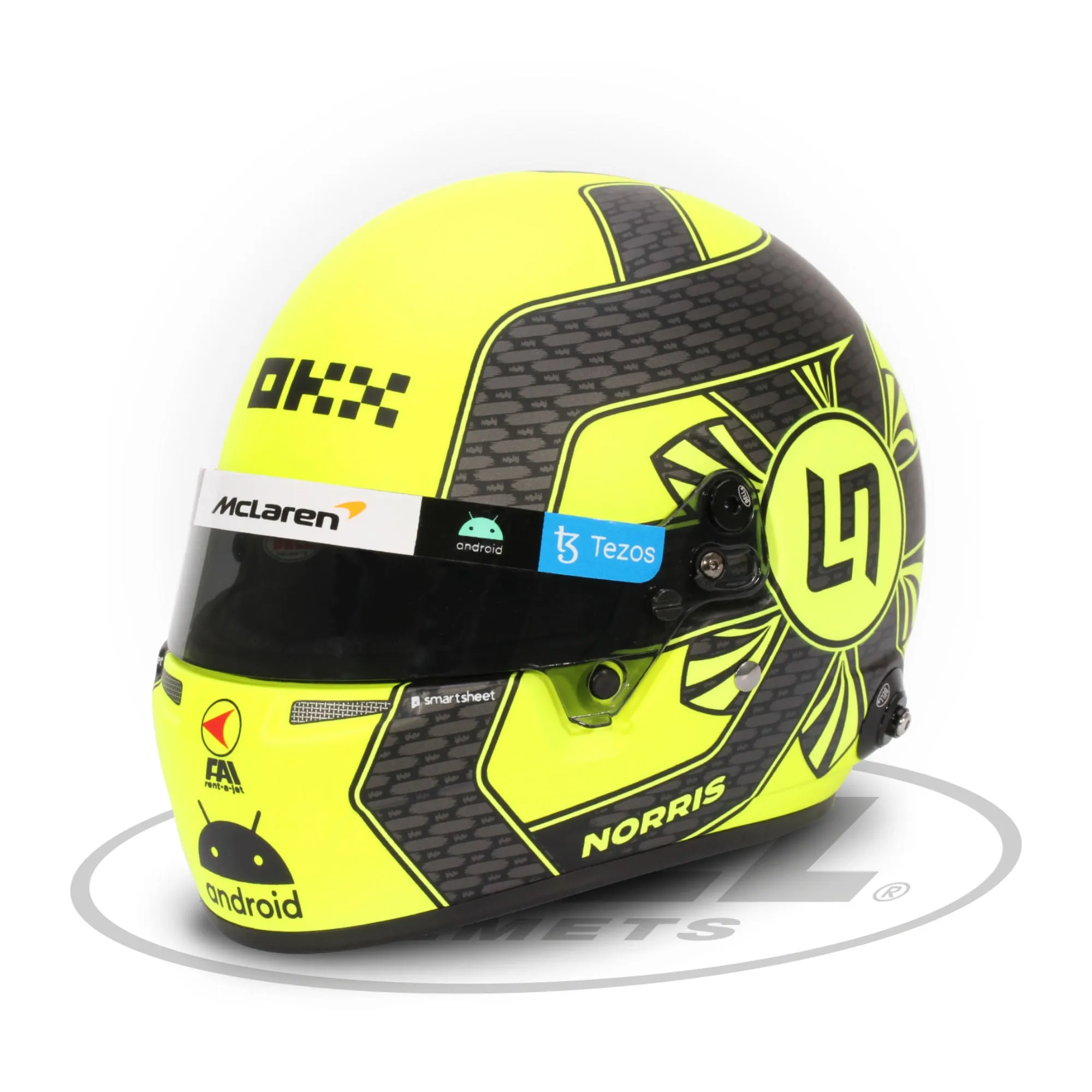 Bell 1:2 Scale Mini Helmet Lando Norris 2023 Mclaren