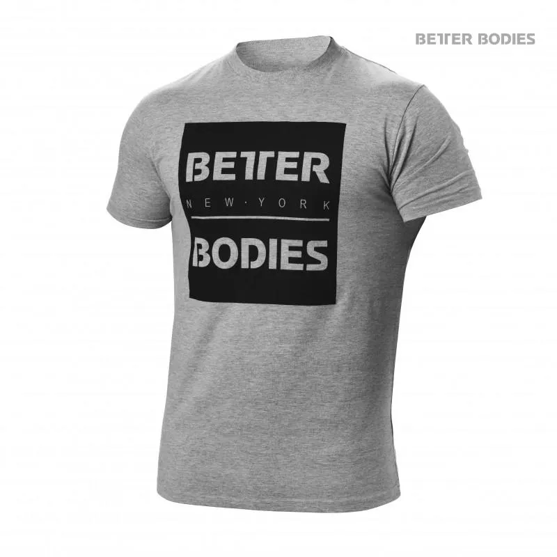 Better Bodies Casual Tee - Greymelange