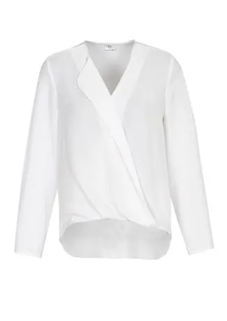 Biz Collection Womens Lily Hi-lo Blouse (S014LL)-Clearance