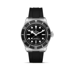 BLACK BAY, 41mm steel case, Black rubber strap