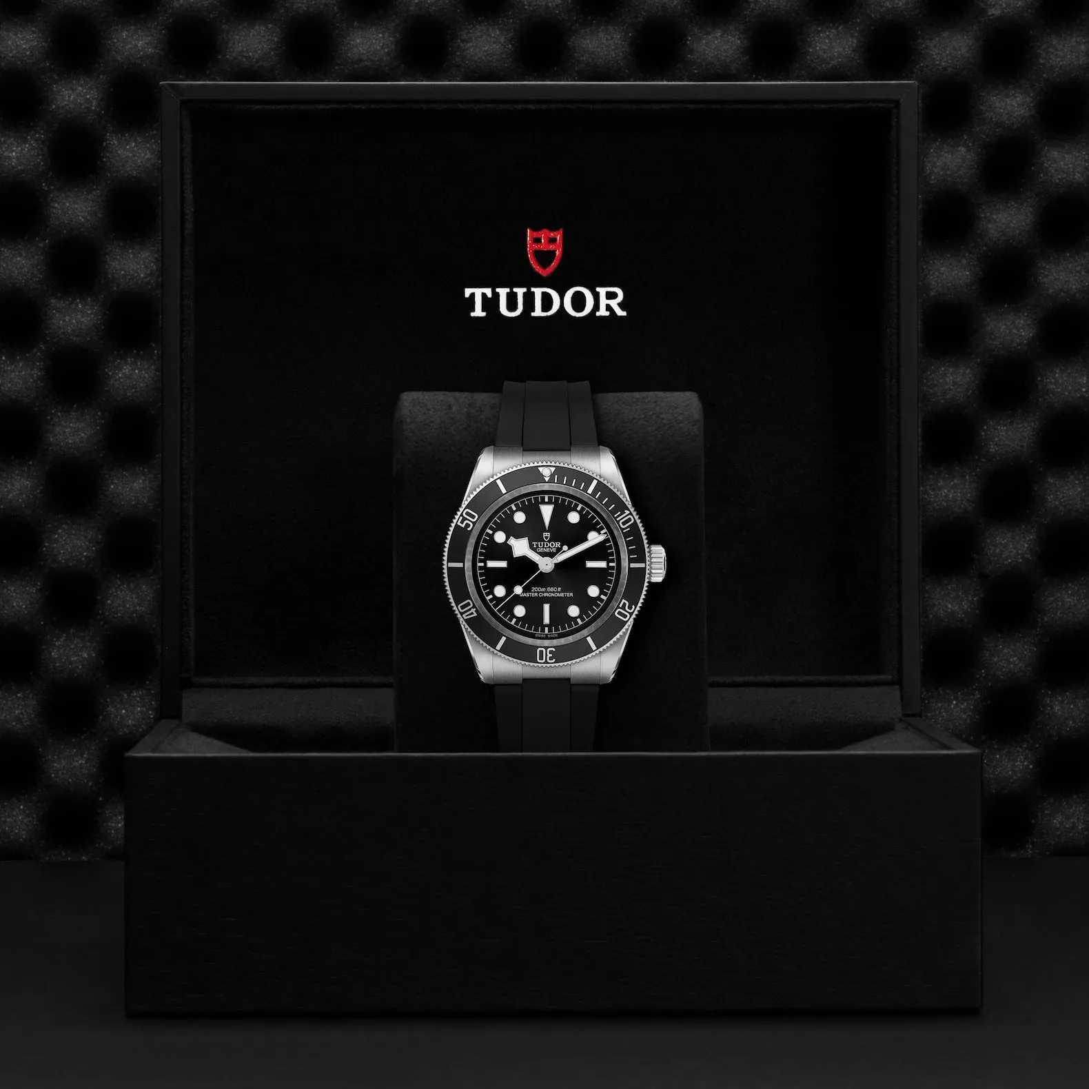 BLACK BAY, 41mm steel case, Black rubber strap