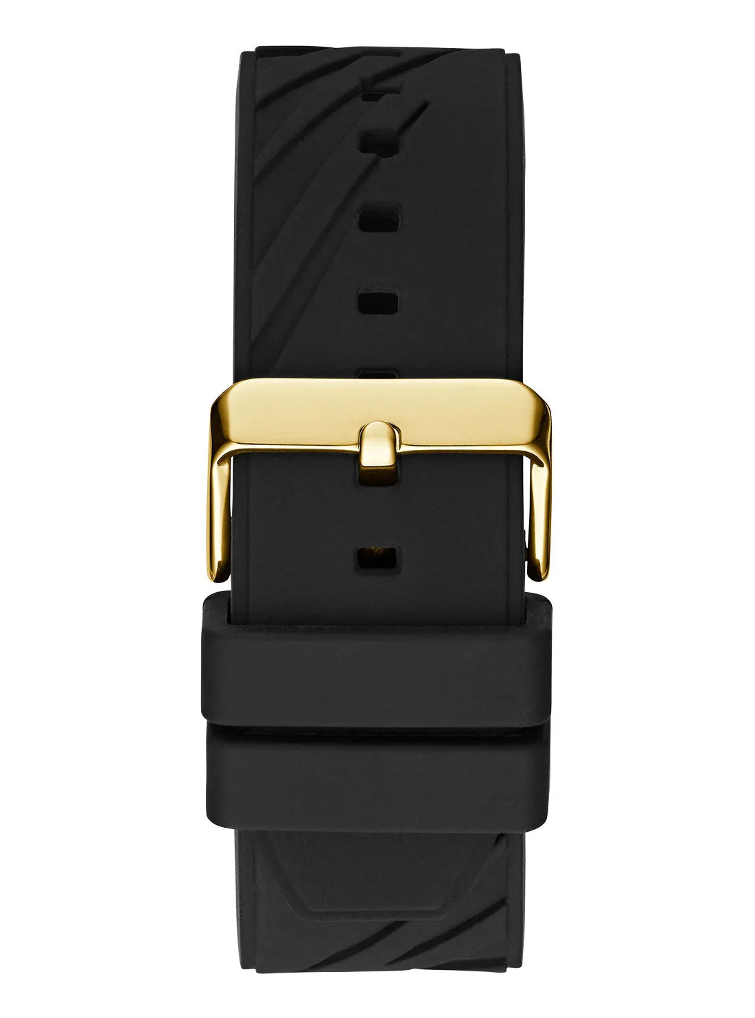 Black Gold Rival Silicone Watch