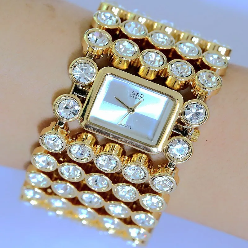 Brand New Women's Luxury Gold Fashion Wristwatches