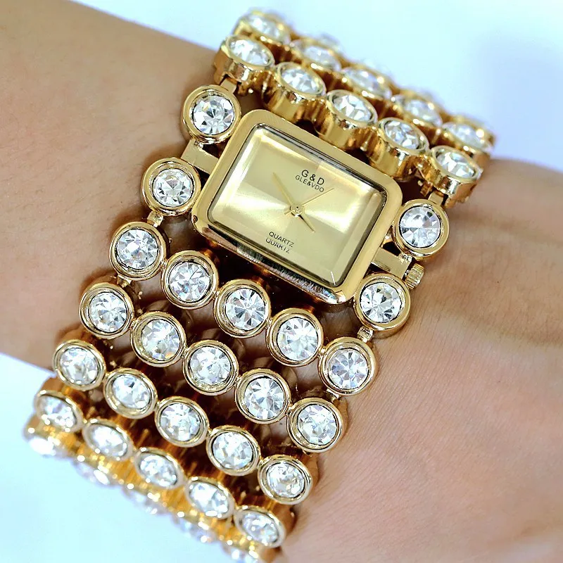 Brand New Women's Luxury Gold Fashion Wristwatches