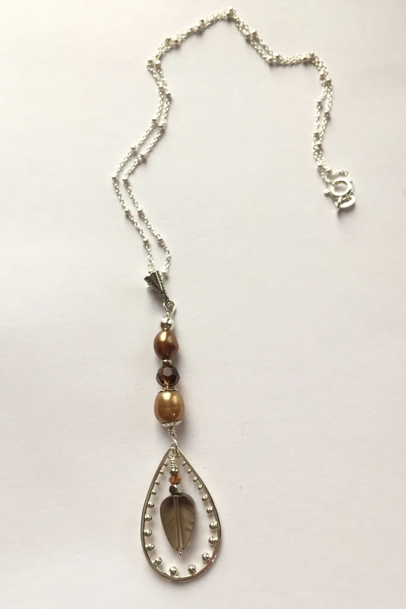 Caramel Luster Pearl Pendant