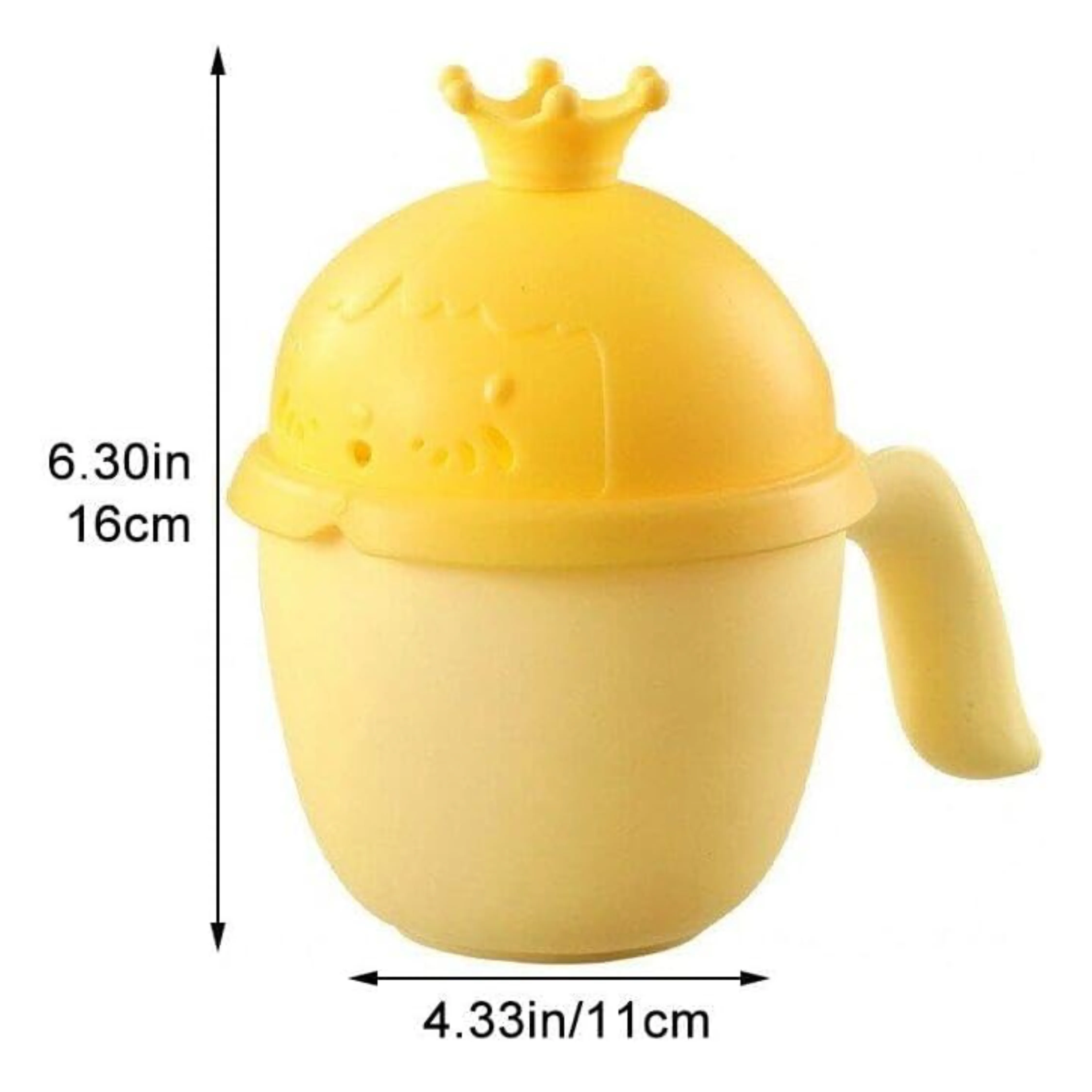 Cartoon Crown Shape Baby Rinse/Shower Cup