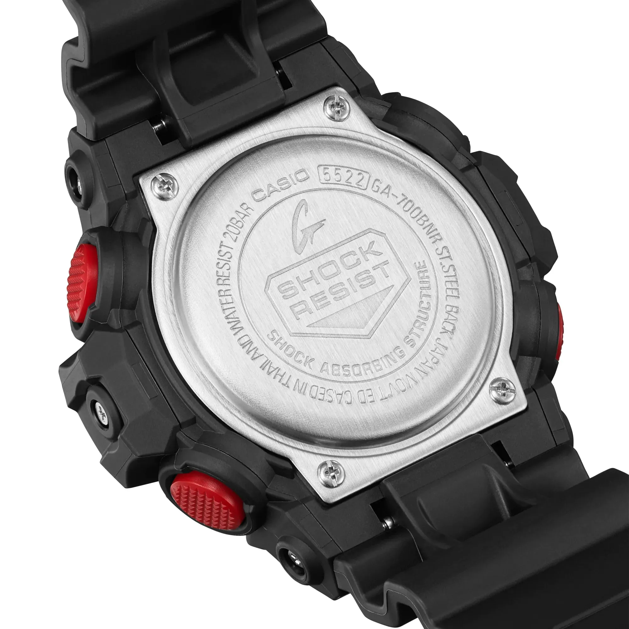 CASIO G-SHOCK GA700BNR-1A Ignite Red & Black Watch