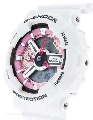 Casio G-Shock S Series - White - Magnetic Resistant - 200M - Date - Stopwatch