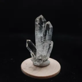 Clear Chlorite Quartz Cluster, Super Clear-1 3/4