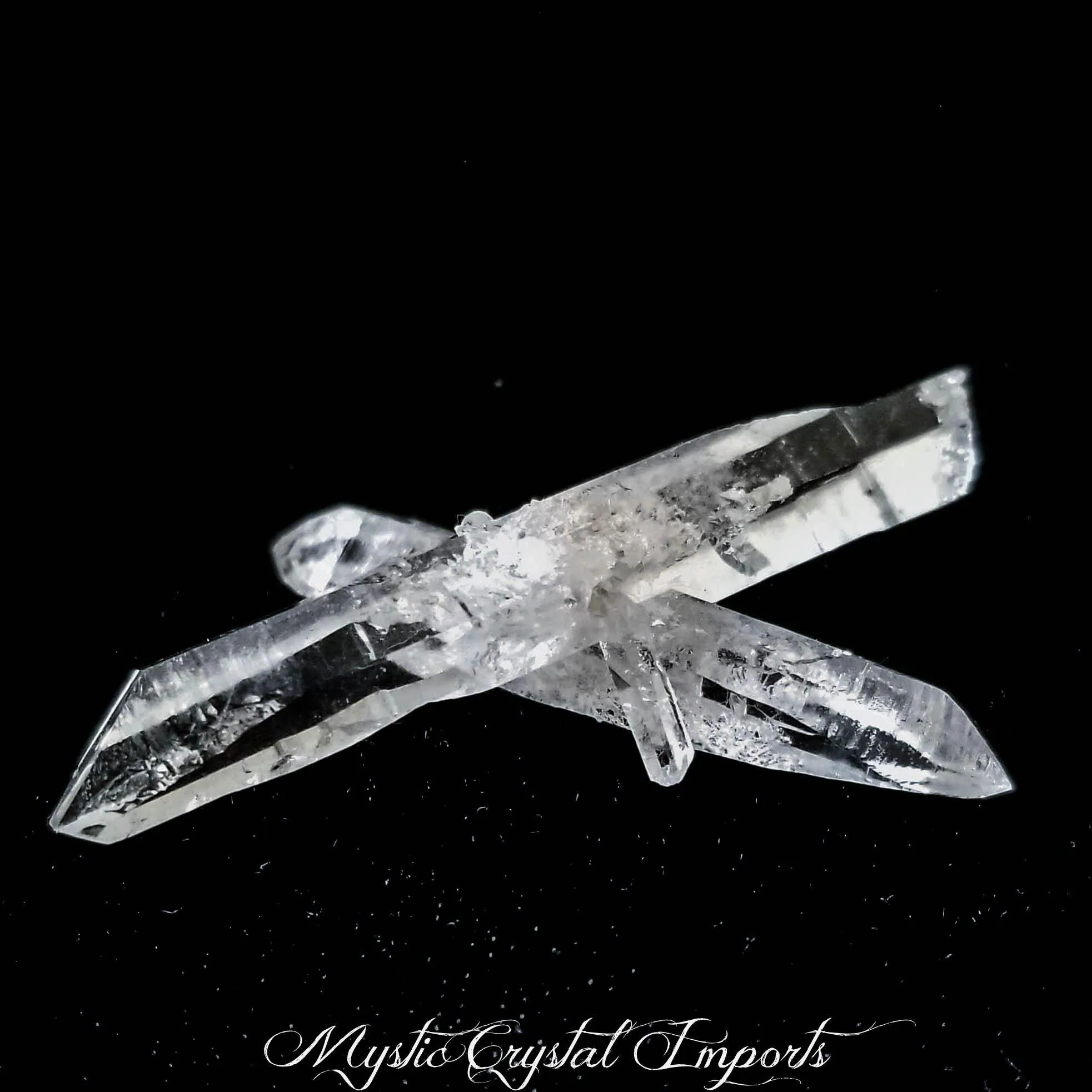 Clear Quartz Cross-Point Cluster-1 3/4