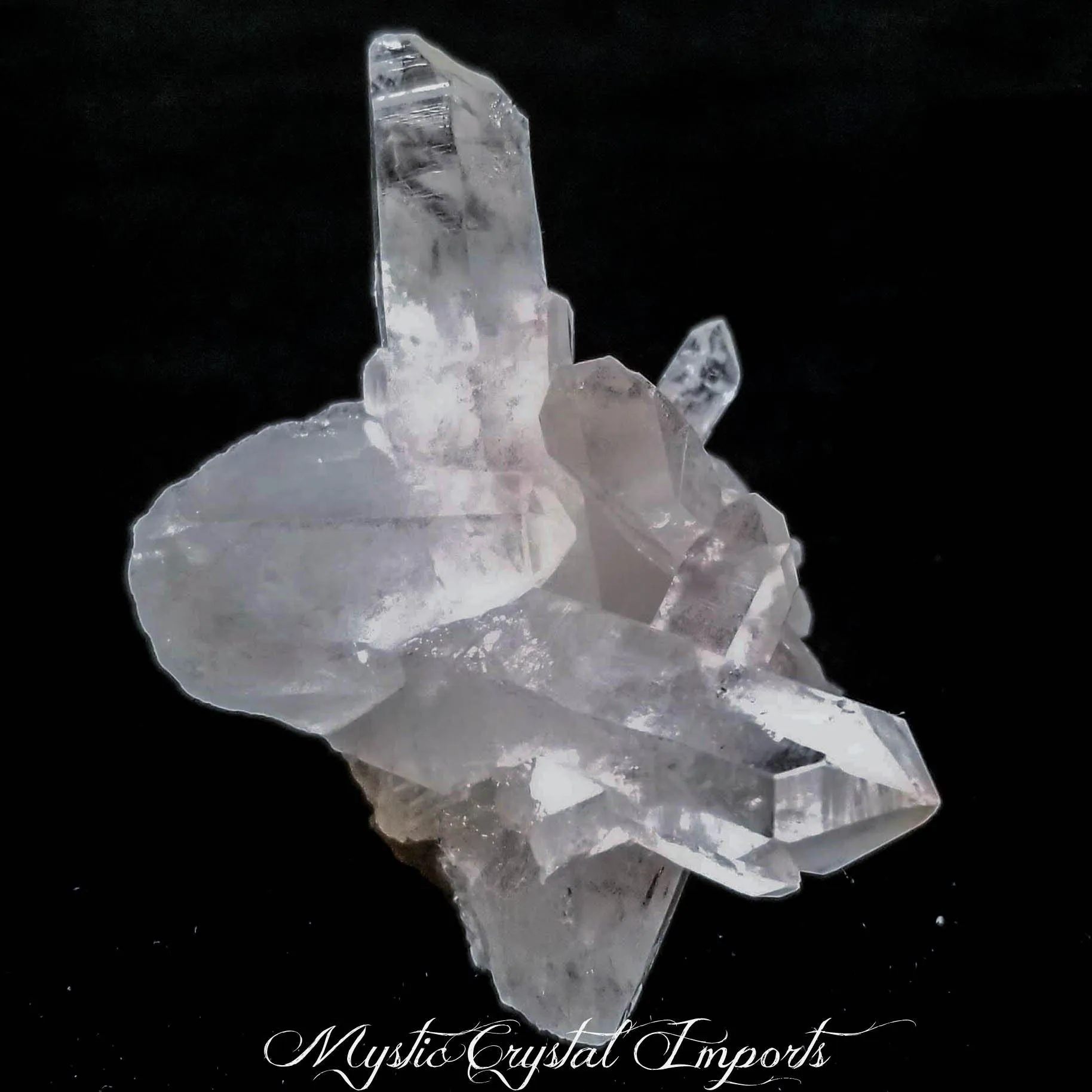 Clear Quartz Multi-Point Cluster-2