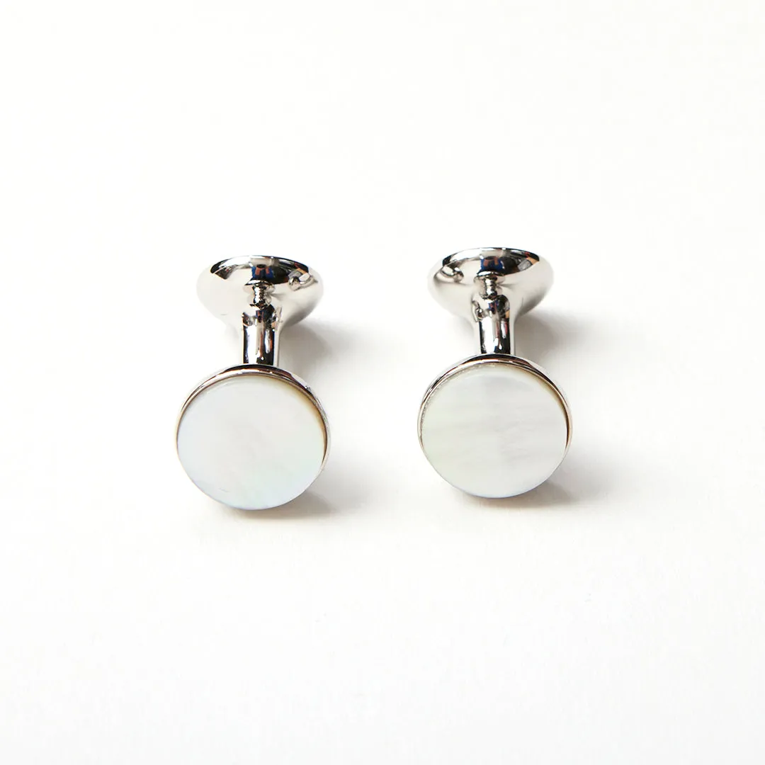 Codis Maya Mother  Of Pearl Bow Cufflinks