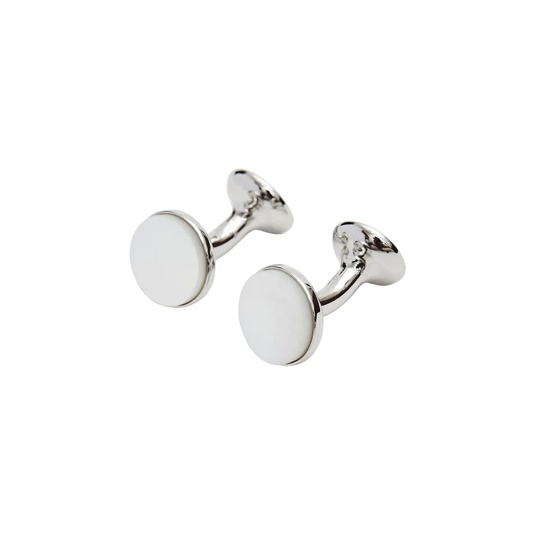 Codis Maya Mother  Of Pearl Bow Cufflinks