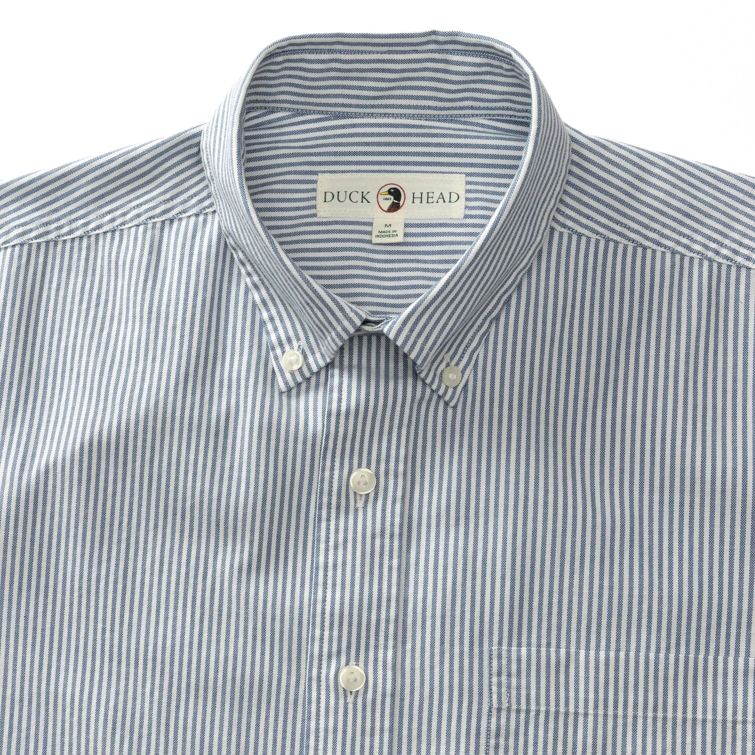 Collins Stripe Cotton Oxford Sport Shirt