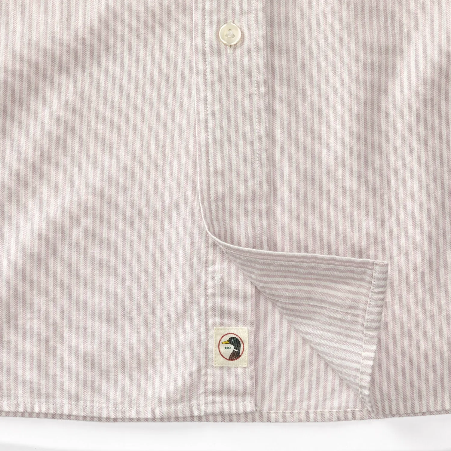 Collins Stripe Cotton Oxford Sport Shirt