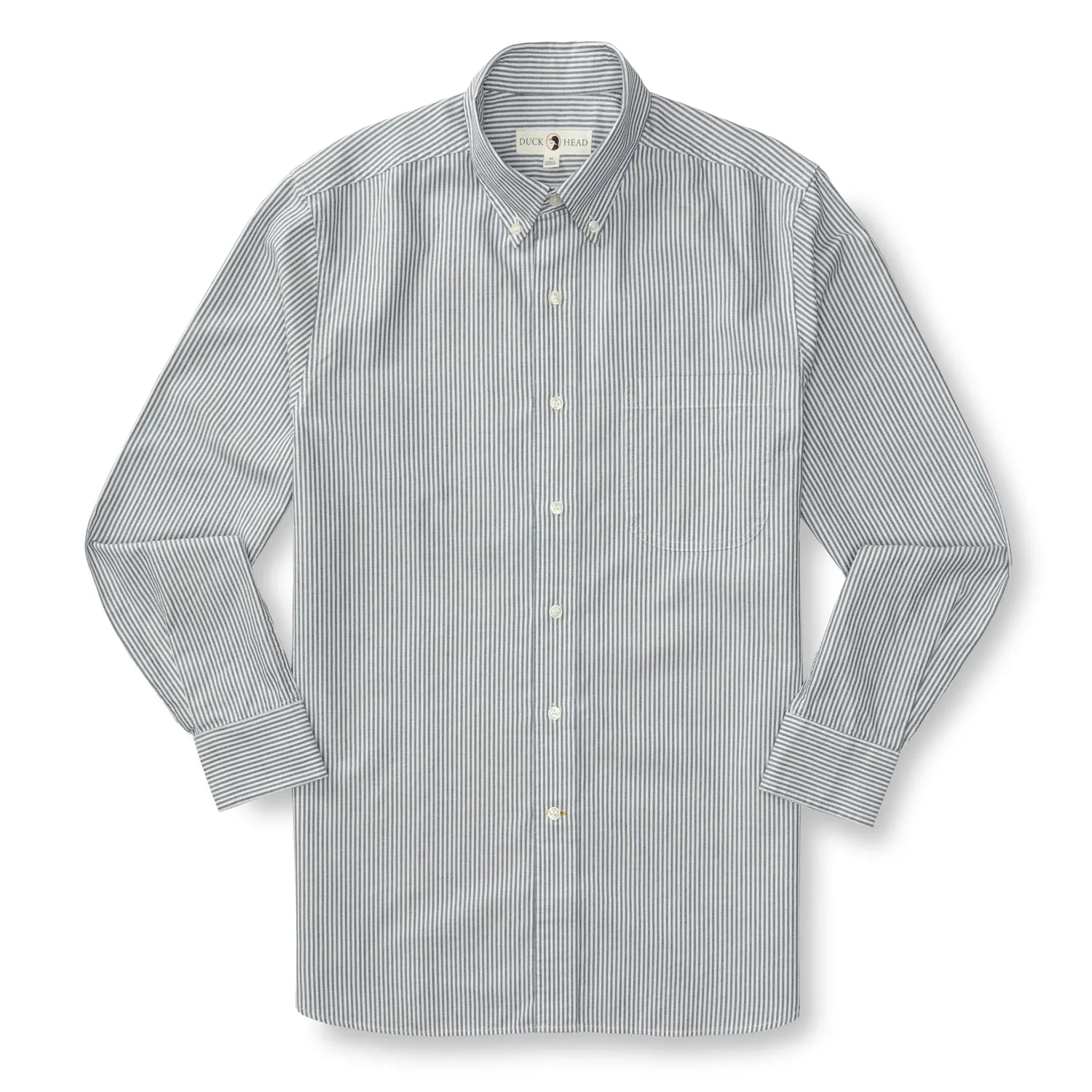 Collins Stripe Cotton Oxford Sport Shirt