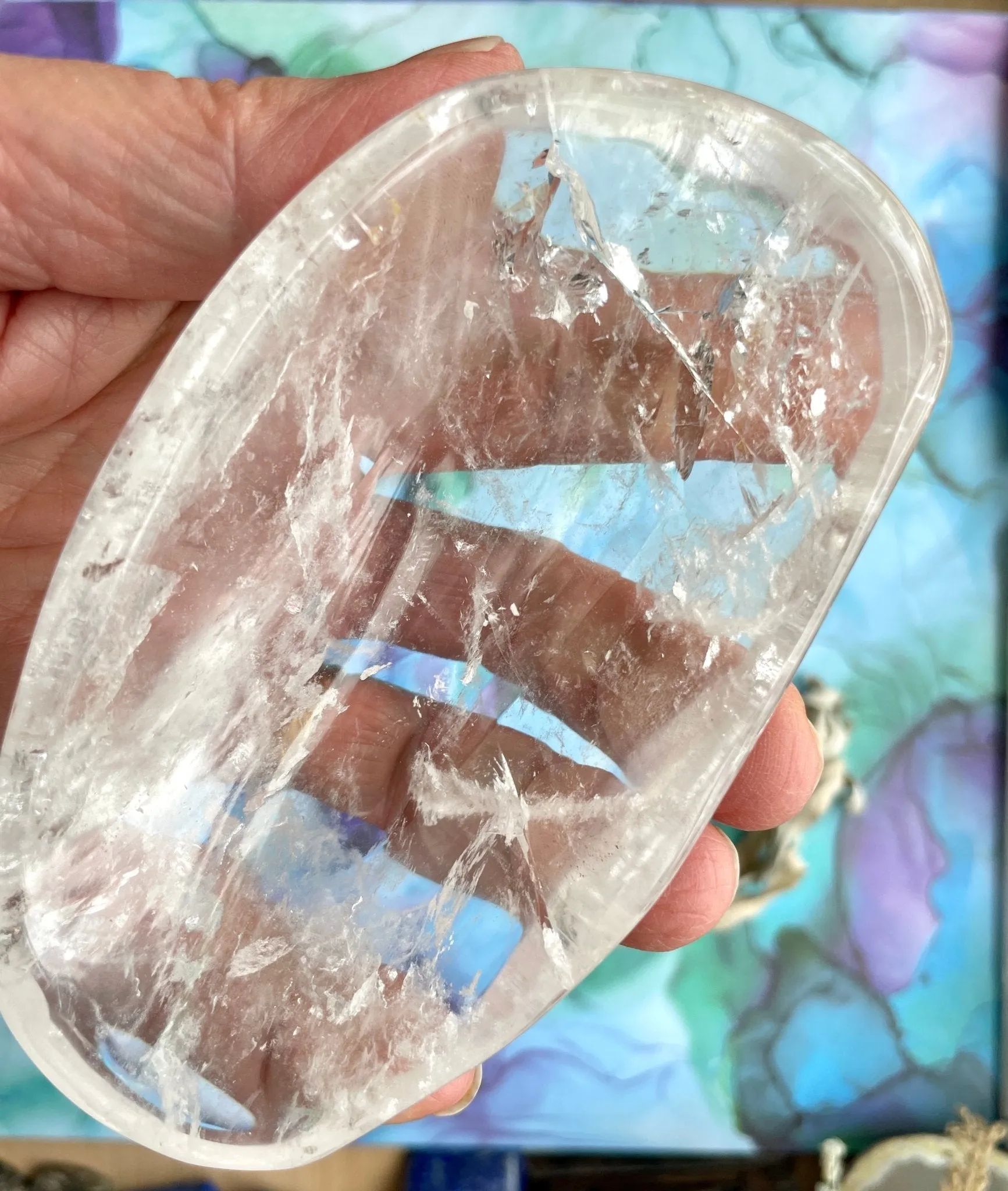 Crystal Clear Quartz Bowl