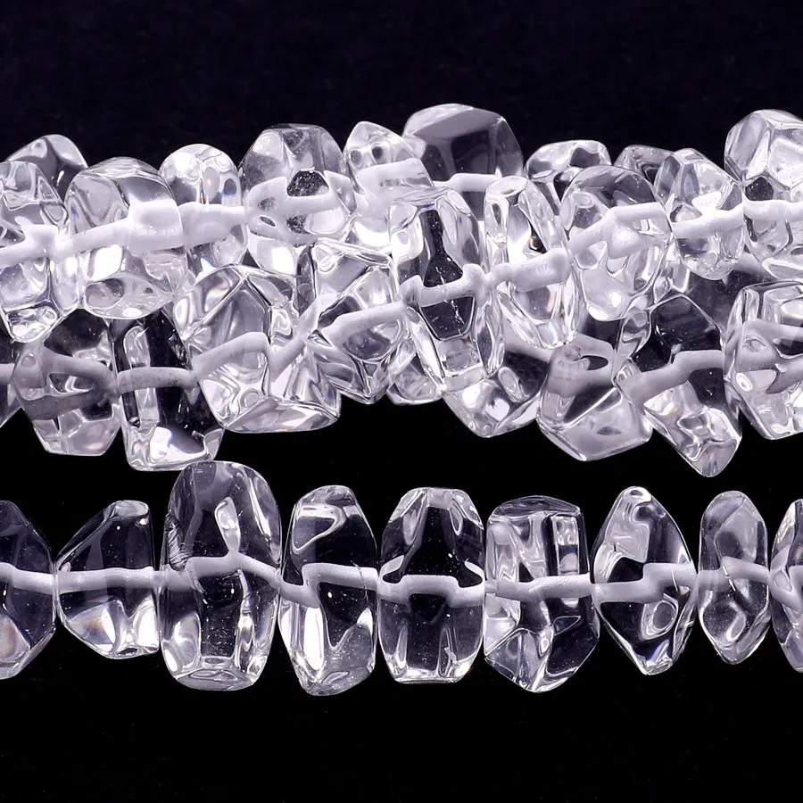 Crystal Quartz 8x10-10x12mm Nugget Faceted - DSPremier