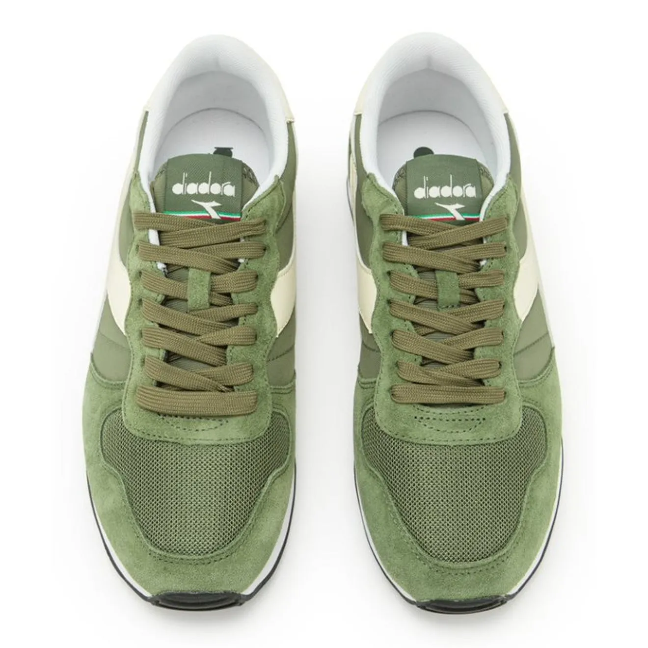 Diadora Camaro Trainers Olivine / Whisper White