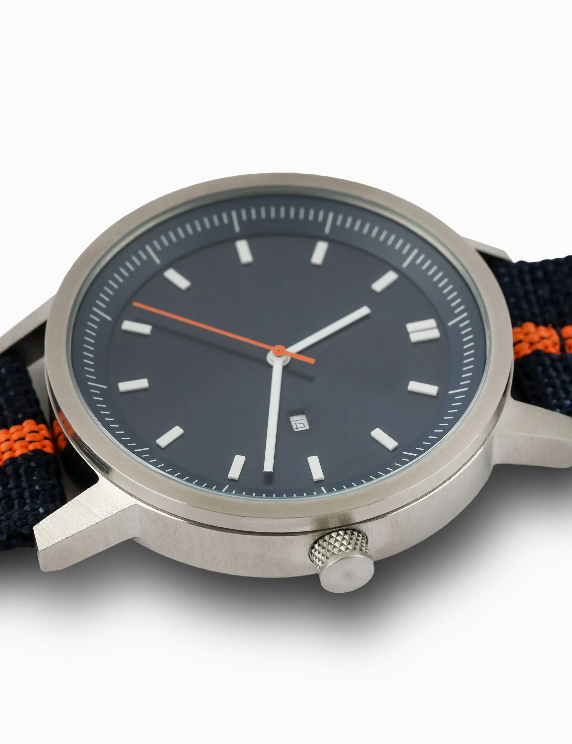 Dixon Watch 42mm -  Silver/Navy/Navy