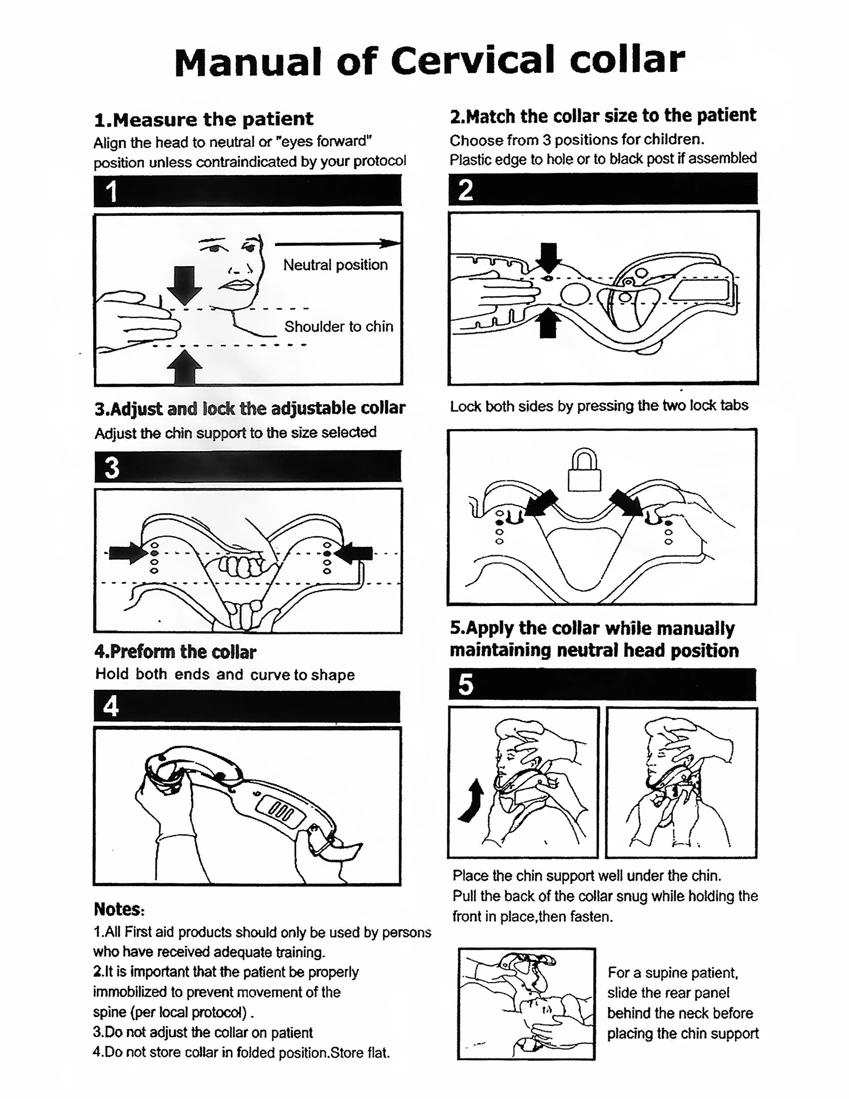 DS Swimming Neck Brace