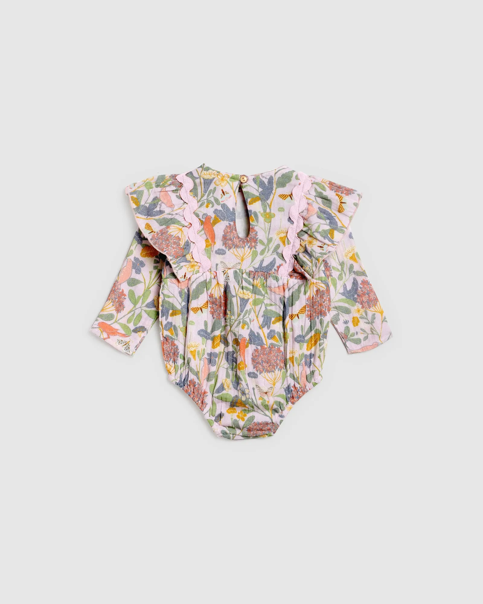 Elenora Playsuit - Botanical Pink