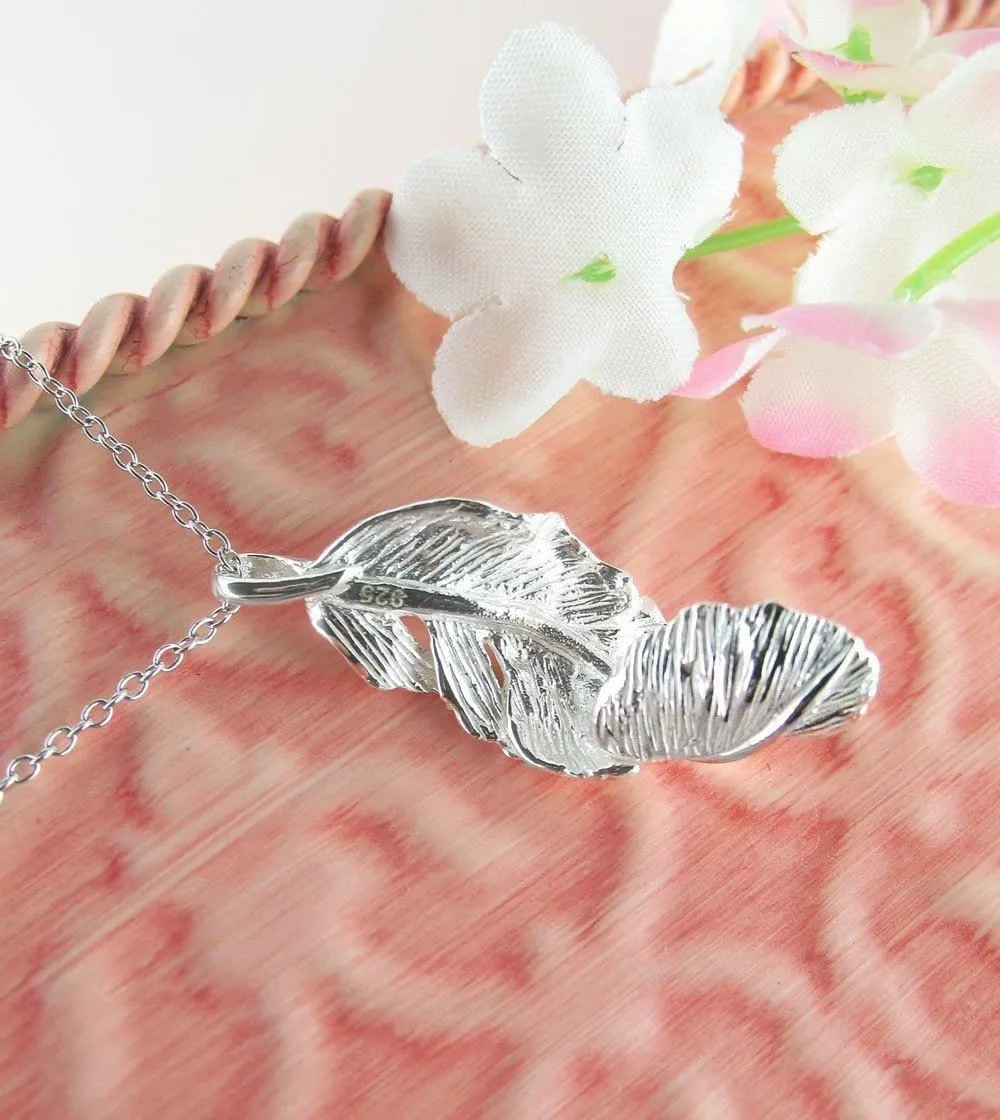 Falling Feather Pendant