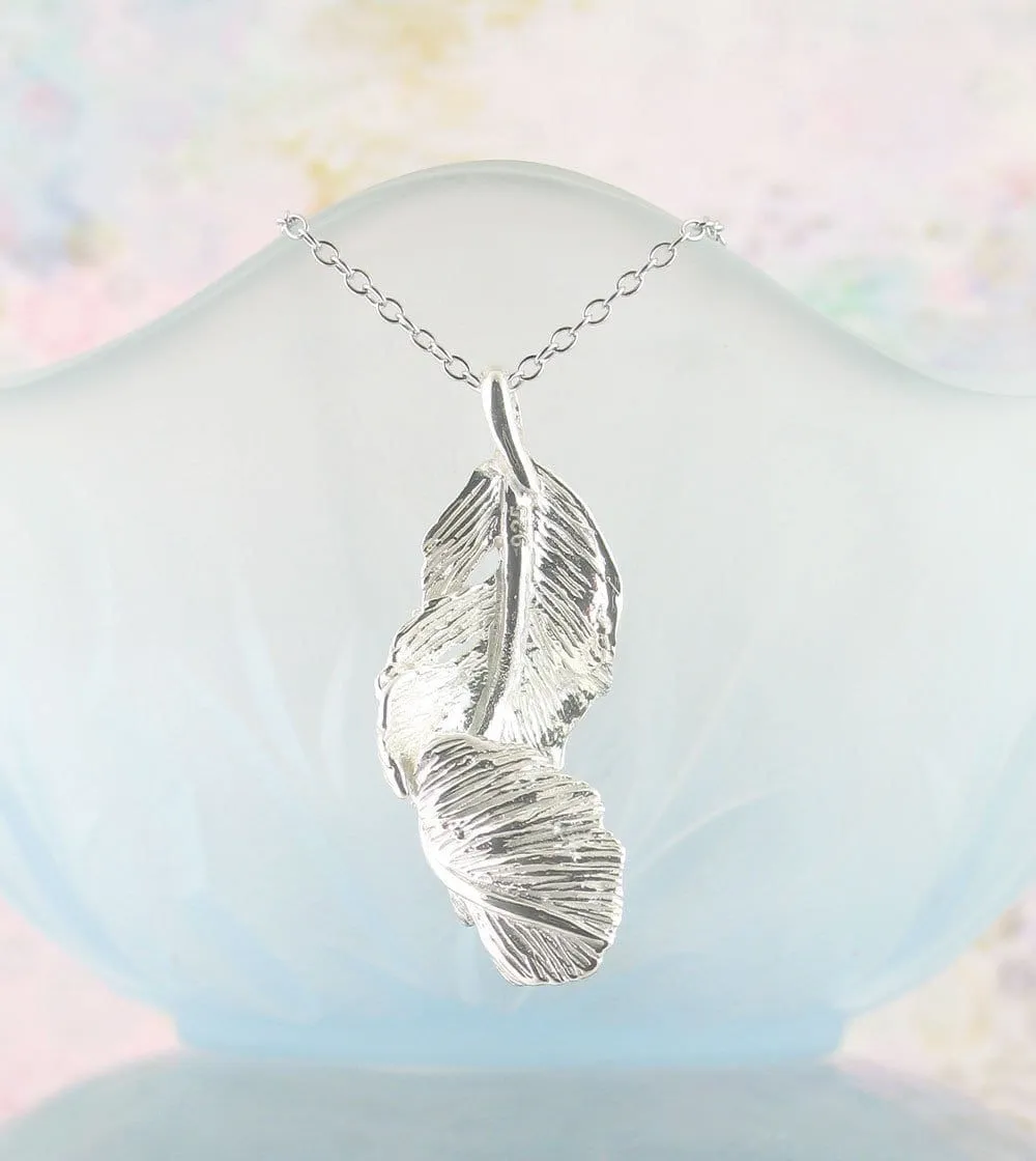 Falling Feather Pendant