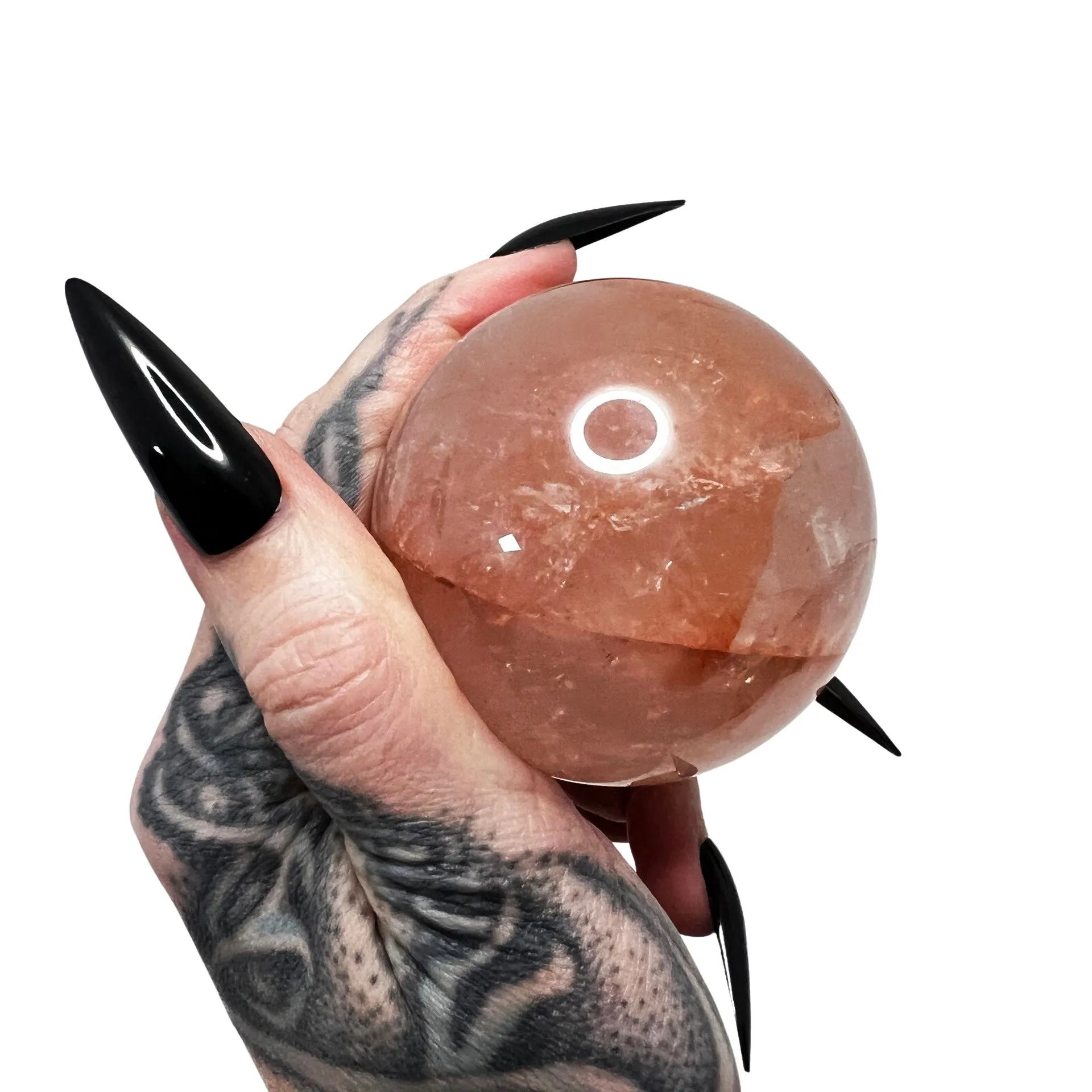 Fire Quartz Sphere 4 *natural*