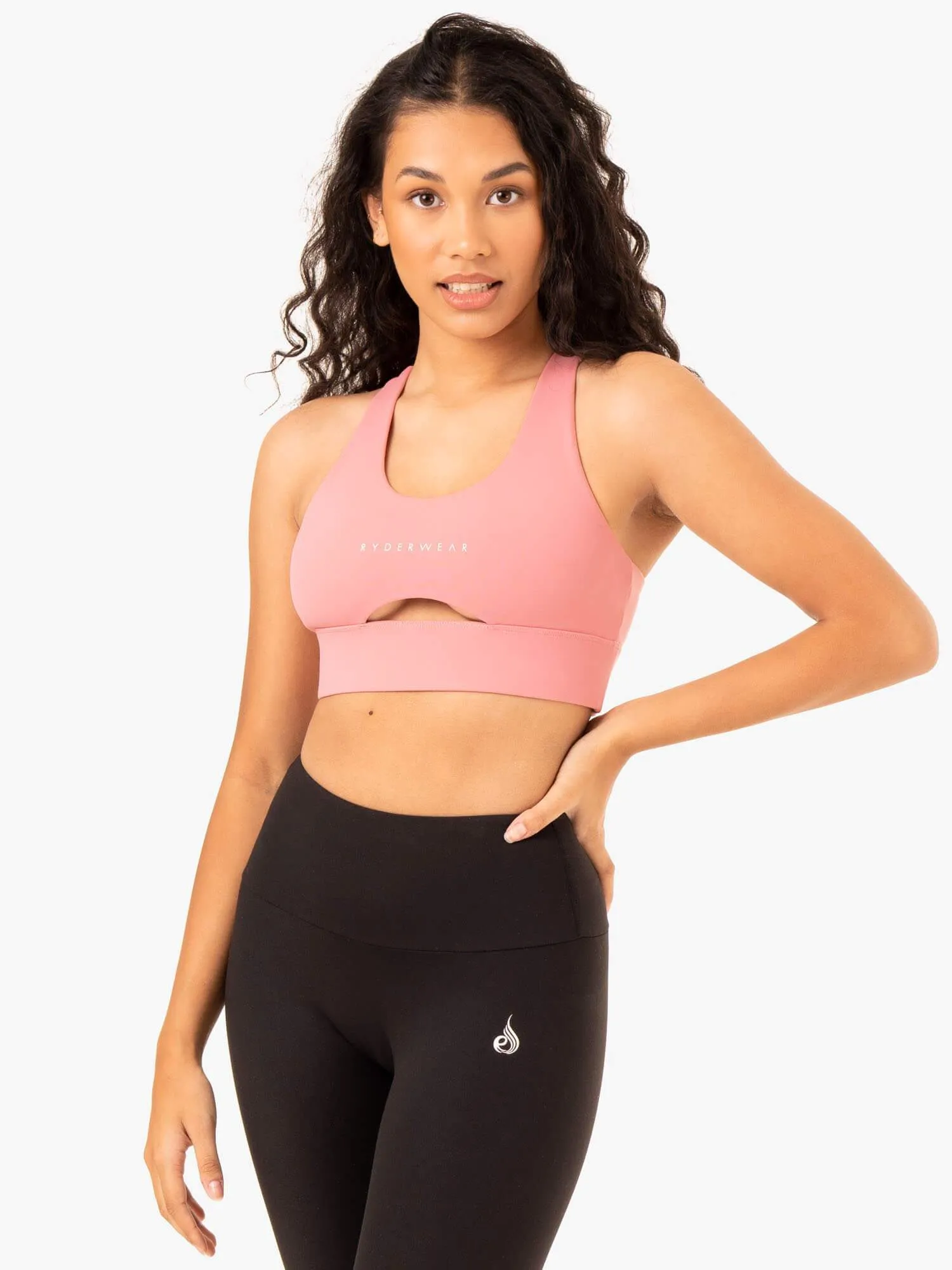 Focus Contour Sports Bra - Blush Pink