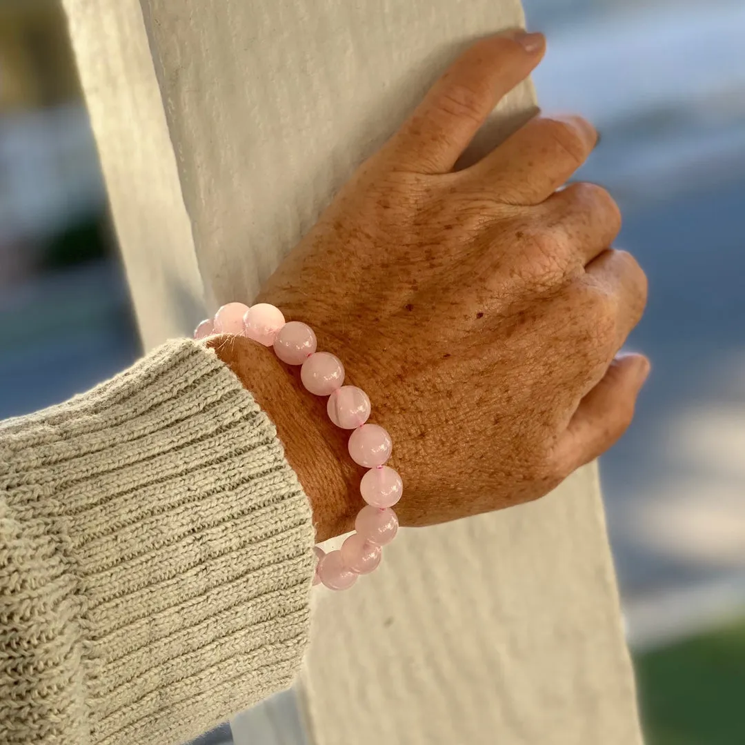 Gentle Heart Rose Quartz Jewelry Set