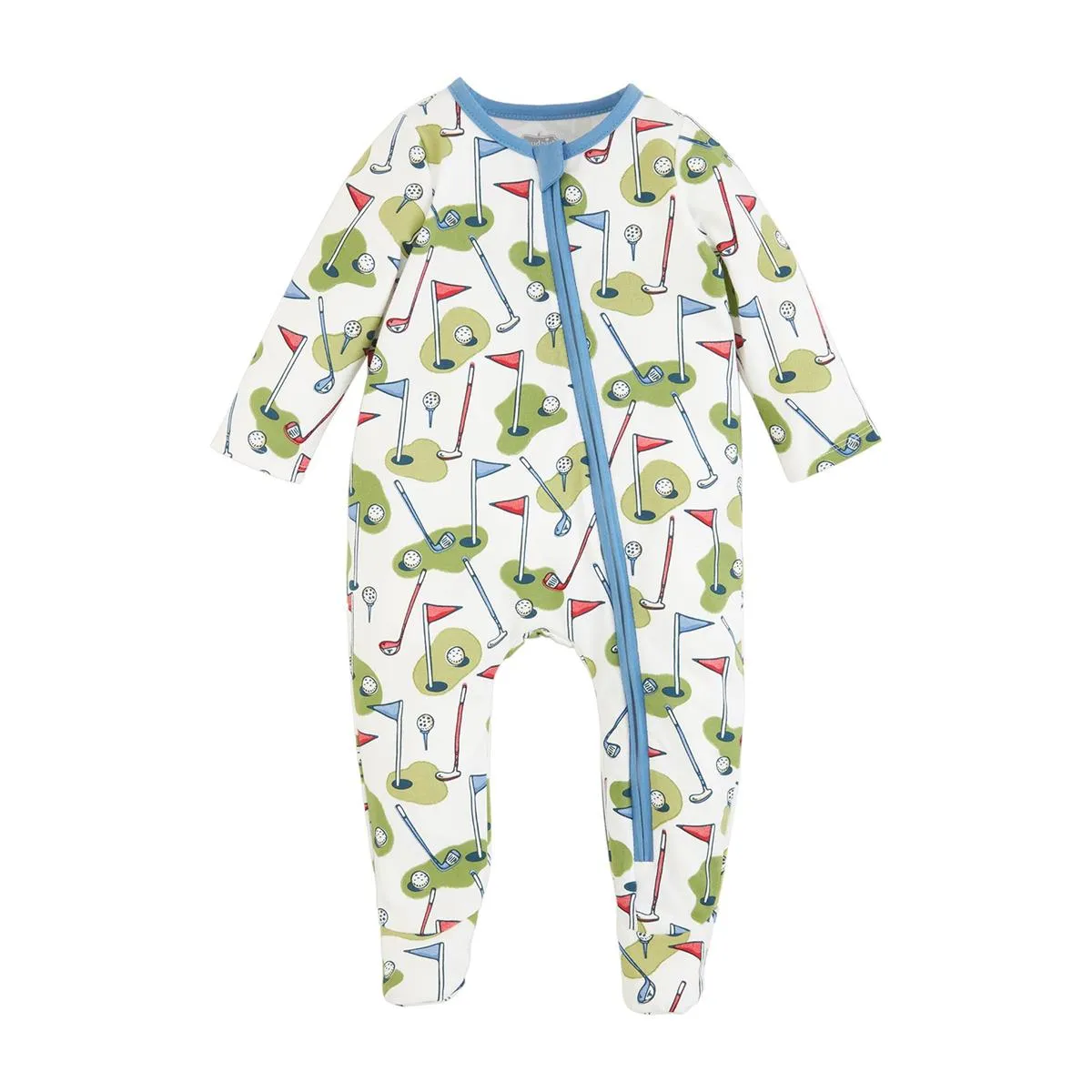 Golf Print Boy Sleeper - 3-6 month