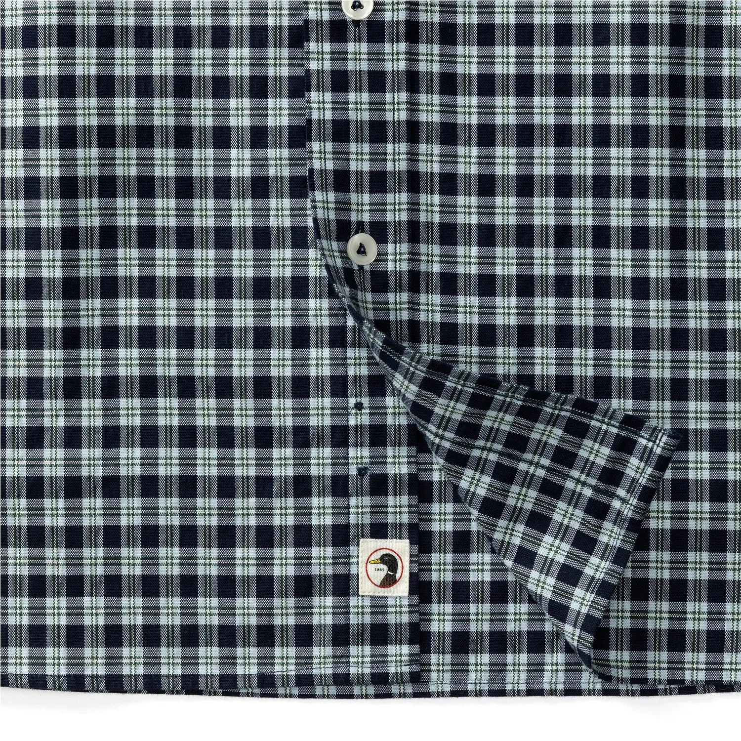 Goodlett Plaid Cotton Oxford Sport Shirt