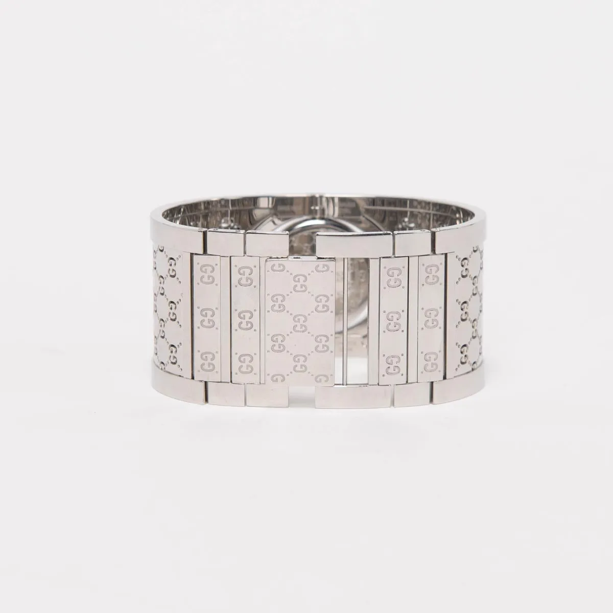 Gucci Stainless Steel & Diamond Twirl Bangle Watch