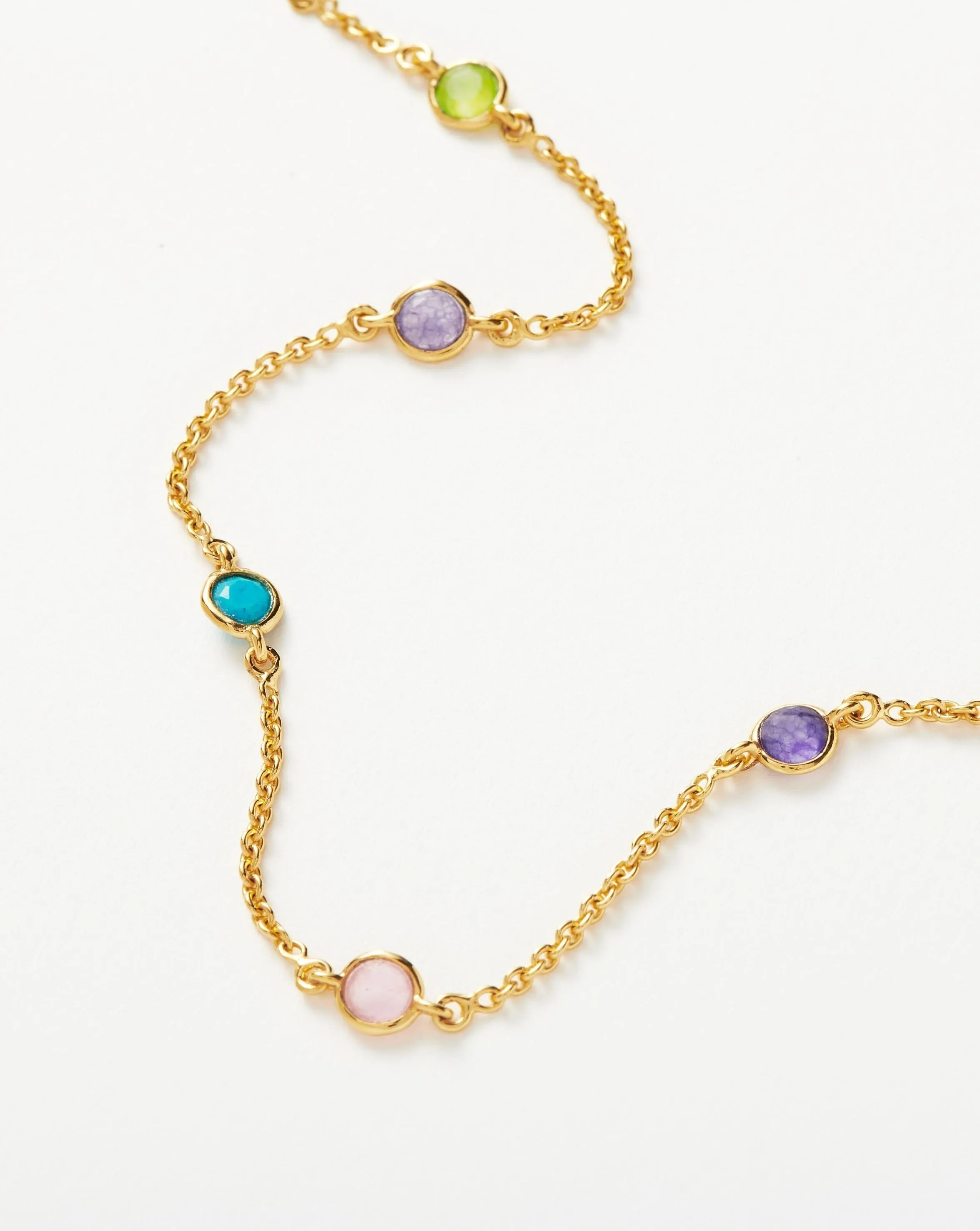 Hot Rox Multi Gemstone Bracelet | 18ct Gold Plated Vermeil/Multi