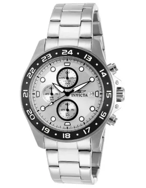 INVICTA Pro Diver Mens Chronograph - Silver Dial - Stainless Steel - Date - 100m