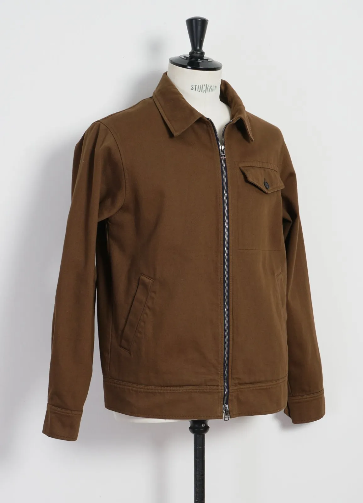 JARLE | Casual Zipper Jacket | Nut