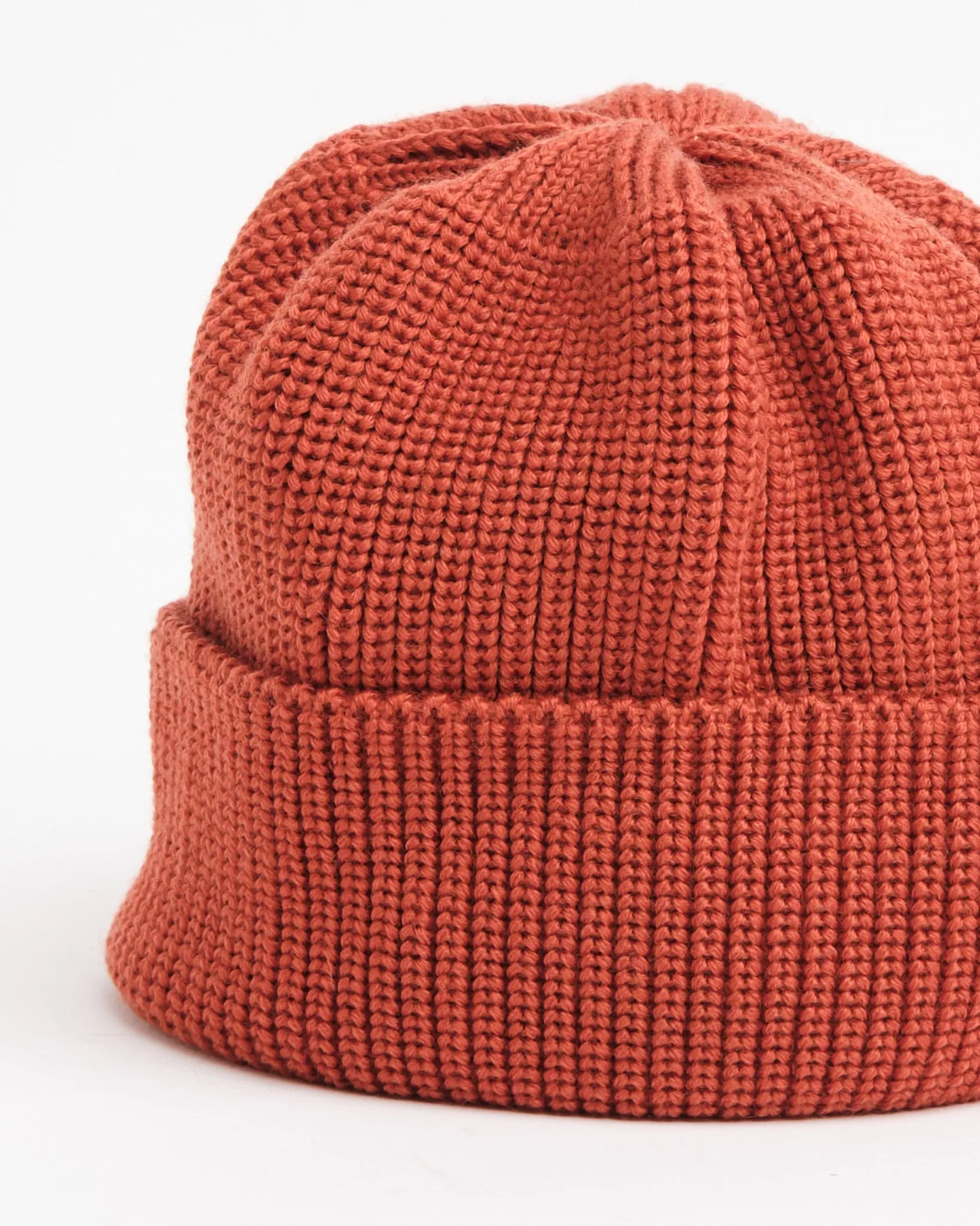 Knit Watch Cap Orange