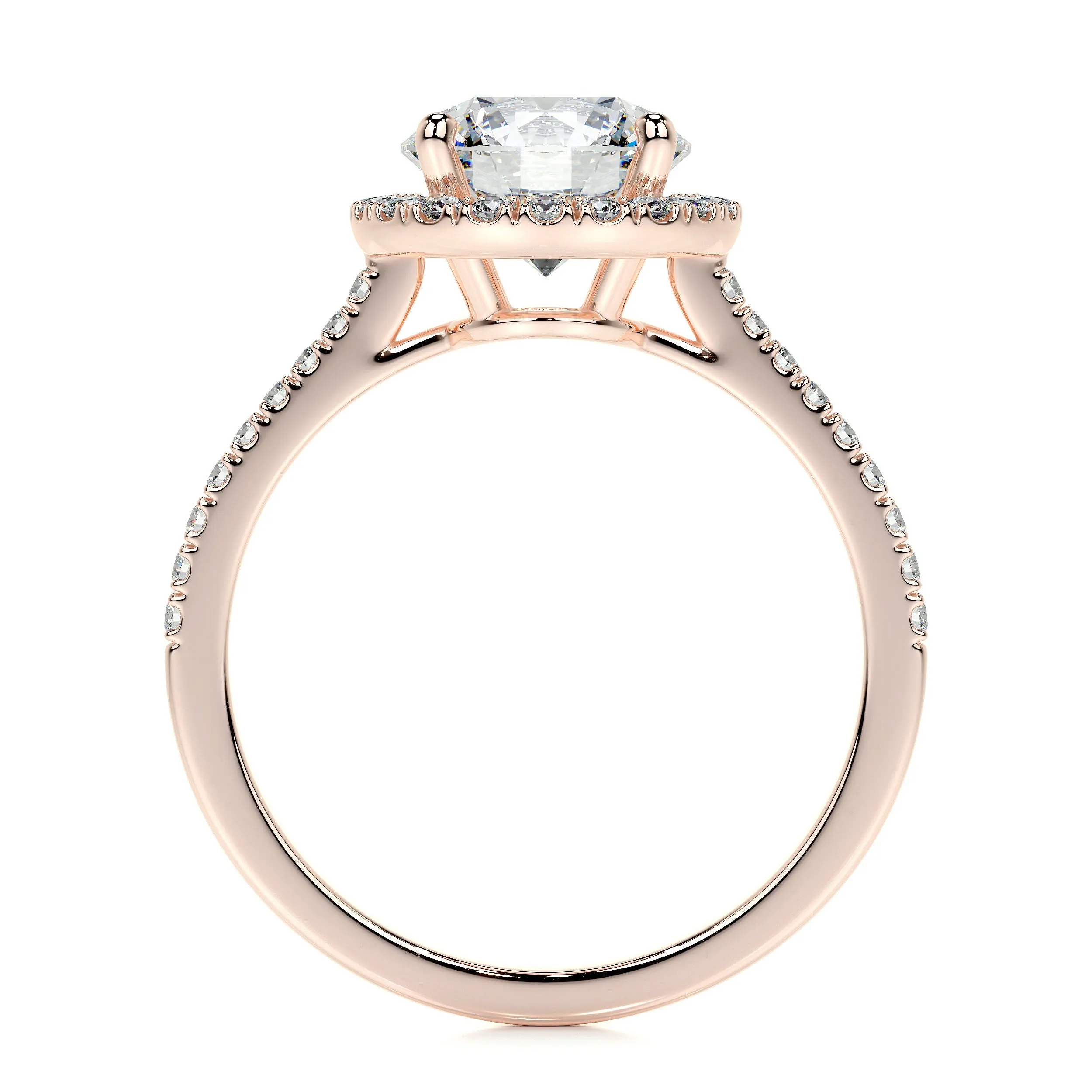 Layla Lab Grown Diamond Ring -14K Rose Gold